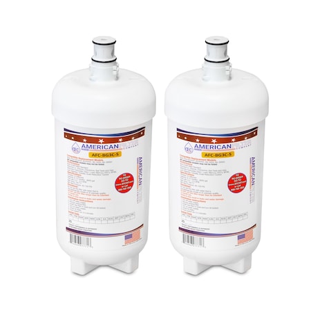 American Filter Co AFC Brand AFC-BG3C-S, Compatible to Body Glove BG-3000C Water Filters (2PK) Made by AFC AFC-BG3C-S-2p-16146